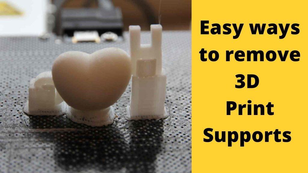 3D Printing tips for removing supports