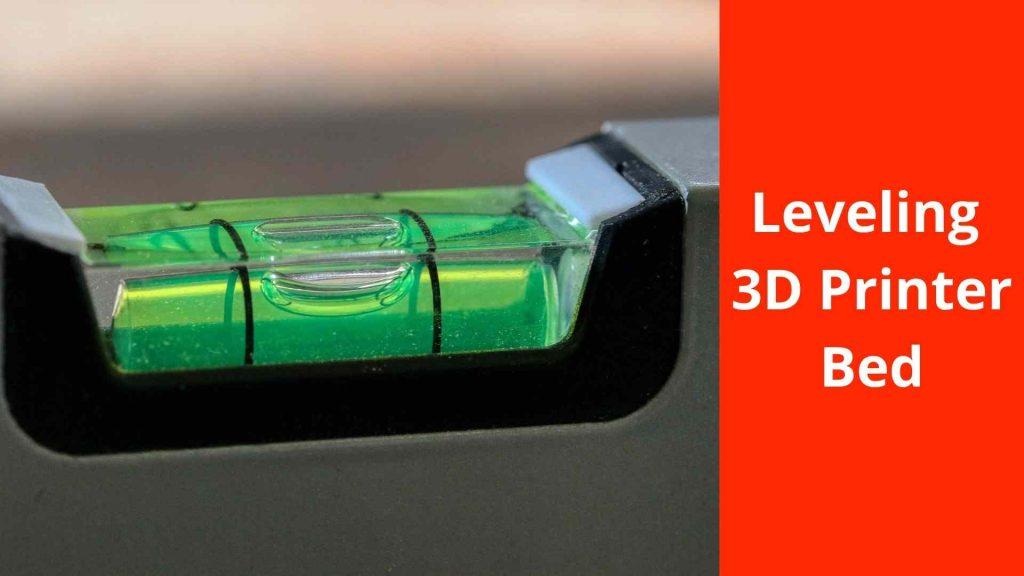 Level 3D printer bed
